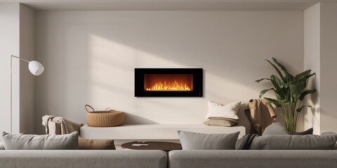 Naklejka premium Pair of pink flamingos with heart-shaped bodies in reflecting pond, romantic symbolism, no holiday