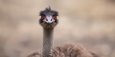 Two pink flamingos wading in water with reflections, emphasizing wildlife observation