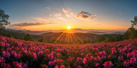 Obraz premium Front view of light blue baseball caps with blank space for custom logo, designed for branding or promotional use