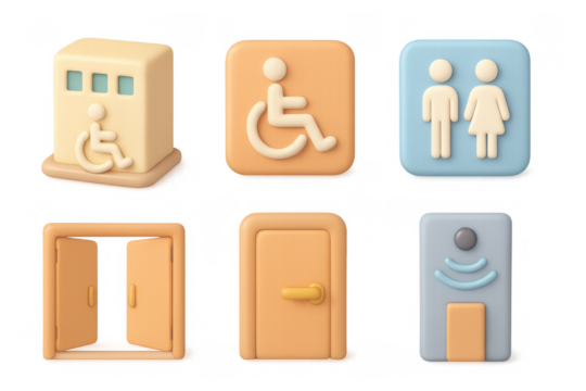 Accessible icon set for inclusive design and communication