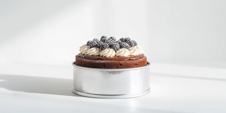 Floating aquatic plant in full bloom with purple flowers background, used as a nature scene emphasizing seasonal beauty