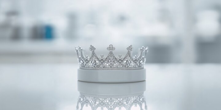A detailed view of a top-quality crown made from durable materials for a central tooth, emphasizing dental restoration craftsmanship
