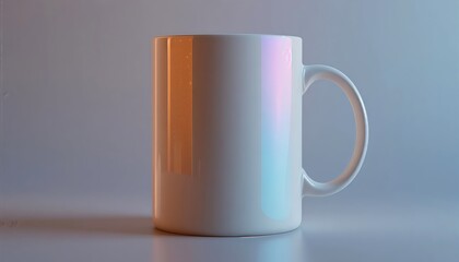 Soft Pastel Gradient Ceramic Mug Mockup Template