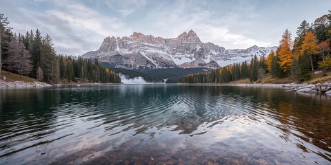 Braies Lake The Italian Alps