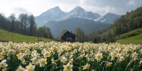 Obraz premium Mojito cocktail with fresh mint and lime served on ice against a dark background, emphasizing refreshment and presentation