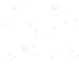 Realistic water drops. PNG drops, condensation on the window, transparent water drop. Abstract water drops, bubbles on transparent background, digital liquid design, Stock royalty free	