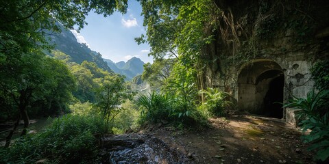 Painting workshop with a teacher setting up colors for students, focusing on organization and preparation, educational activity