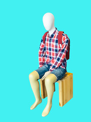 Full length male mannequin