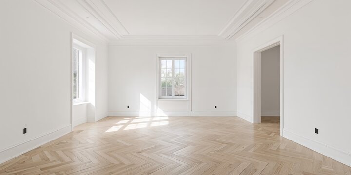 Small dog sitting attentively on a carpet in a living room, emphasizing pet alertness and home environment