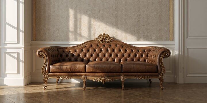 Summer landscape with traditional turf-roofed houses and a church in a village, emphasizing rural architectural preservation