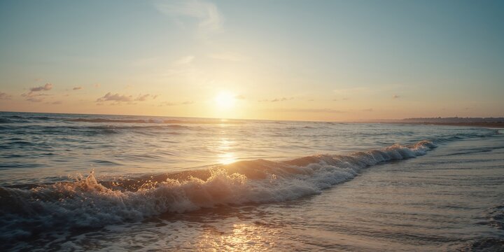 Wide view of a golden wheat field with a red brick mill in the background on a sunny day, emphasizing rural landscape preservation - Powered by Adobe