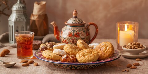 Pancakes topped with chocolate and banana on a plate, emphasizing carbohydrate-rich breakfast choices