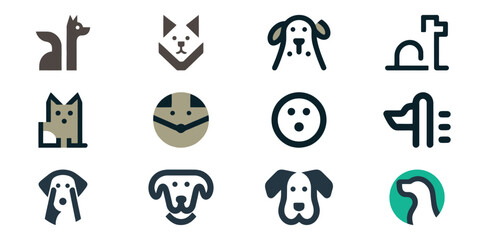 Creative Animal Logo Design Vector Set Collection