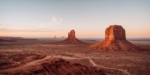 Naklejka premium White and red tulips blooming in spring, emphasizing seasonal floral display