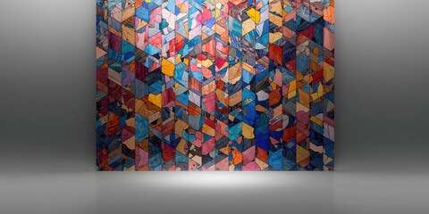 White office background with wall logos, suitable for layout and text placement