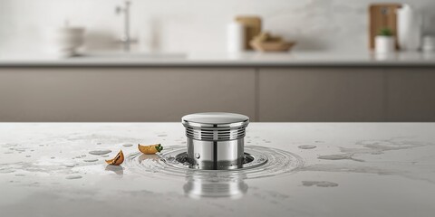 Young Asian woman in a blue dress sitting on grass with a bike nearby, enjoying summer camping activities, seasonal change