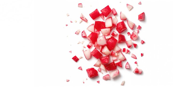 Cloth soaking in powder detergent water for cleaning, emphasizing stain removal process