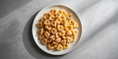 3d render of abstract geometric shapes on a neon gradient background, suitable for UI backgrounds