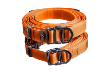 Industrial Strength Safety Harness Belt Equipment Isolated on a Transparent Background