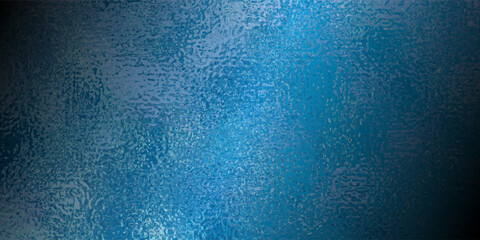 Blue Foil Texture Background with Glass Effect or sea blue glass texture. The texture appears slightly rough and diffuses light, creating a soft, blurred effect across the surface