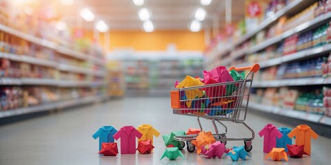 Flooded cityscape with water submerging buildings, emphasizing urban erosion risk, Earth Day