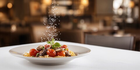 Chic gift boxes arranged in a flat lay for a festive celebration, ideal as a background for holiday messages