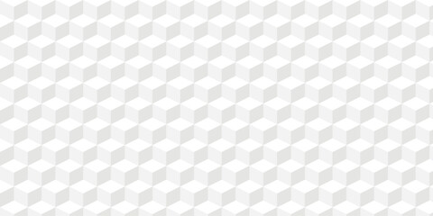 Naklejka premium 3d geometric white art pattern. Abstract background illustration with seamless texture