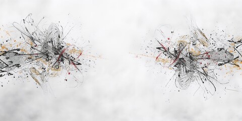 Minimalist home office setup with a blank screen tablet, notebook sheets, and glasses, suitable for layout and design tasks