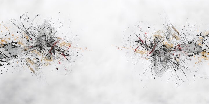 Minimalist home office setup with a blank screen tablet, notebook sheets, and glasses, suitable for layout and design tasks - Powered by Adobe