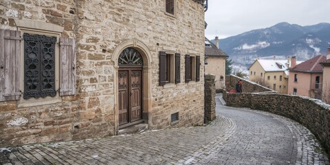 Summer cityscape with historic architecture and vibrant afternoon lighting, serving as a travel background