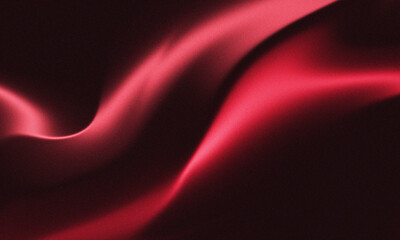 Obraz premium Vibrant red orange abstract liquid background, dark grainy energetic flow noise texture banner design