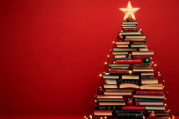 Storybook-themed Christmas tree brings holiday cheer with tiny toys