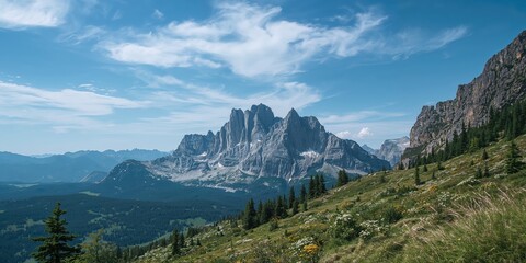 Aerial view of the Gulf of Naples with a drone highlighting coastal landscape and water clarity, Earth Day