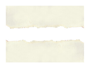 Obraz premium torn white paper create a delicate texture against a clean, minimalist background isolated on transparent background