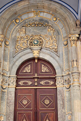 Portal of Aziziye Mosque in Konya, Turkey