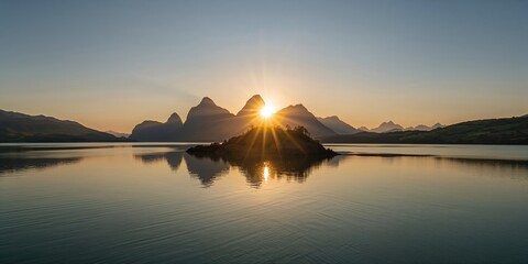 Winding road connecting Eysturoy to Funningur in scenic landscape, emphasizing rural travel routes