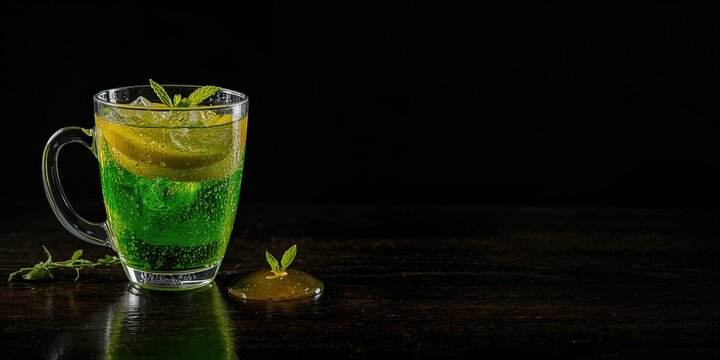 Yellow leaf with heart in female hand, set against blurred natural landscape, emphasizing seasonal change and autumn mood