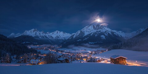 Large vehicle tire tracks on snowy winter ground, emphasizing natural texture and winter landscape, Earth Day