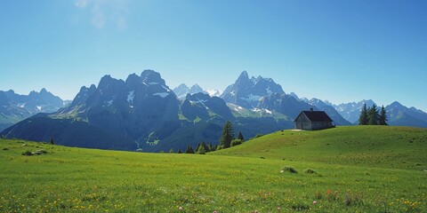 Fototapeta premium Reflection of water creating a mirror-like surface, emphasizing tranquility for Earth Day