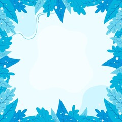 blue winter background