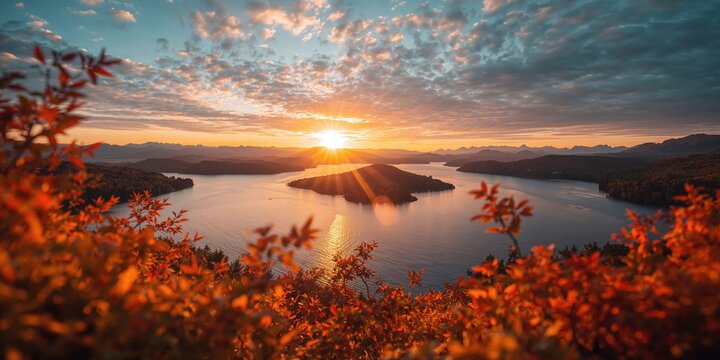 Sunflower with green leaves in a garden, emphasizing seasonal growth and plant health - Powered by Adobe