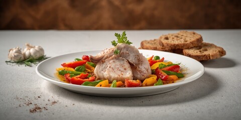 White bench decorated with autumn leaves along a tree-lined walkway, seasonal change