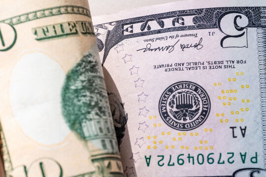 US dollar banknotes closeup, American paper money background, banking and finance, national trade and financial conceptl, global finance industry, currency exchange, cash handling, money management