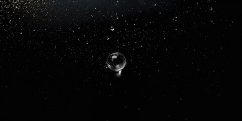 Night sky with stars and celestial light providing a serene backdrop, suitable for astronomy research or stargazing activities