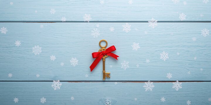 Heliconia flower in bloom on a white background used as a botanical illustration