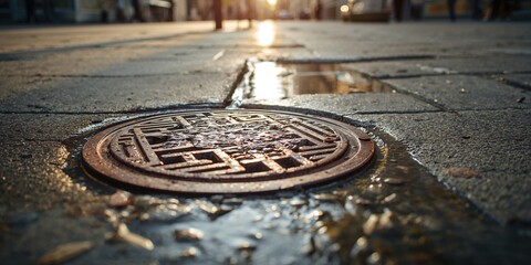 Labrador Tea flowers with bright cerise pink blossoms used as a floral pattern for summer or spring garden wallpaper
