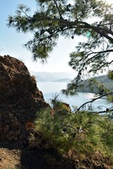A section of the outskirts of the small Turkish resort town of Marmaris