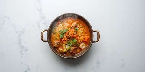 Obraz premium Ta Prohm temple at Angkor in Siem Reap with trees intertwined in ancient ruins, emphasizing preservation and erosion risk