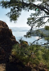 A section of the outskirts of the small Turkish resort town of Marmaris