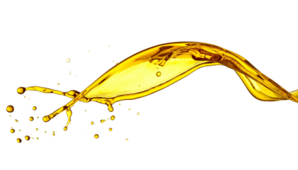 Yellow Water or Oil Wave or Splash - Watery substance for Product Health Care and Cosmetics packaging placement - Oily Liquid - Transparent PNG flowing cosmetic